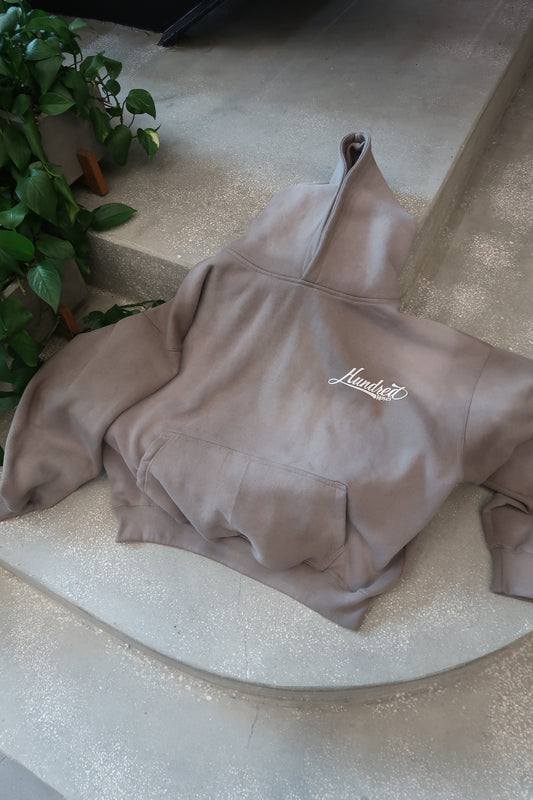 Washed Relaxed Hoodie - Stone